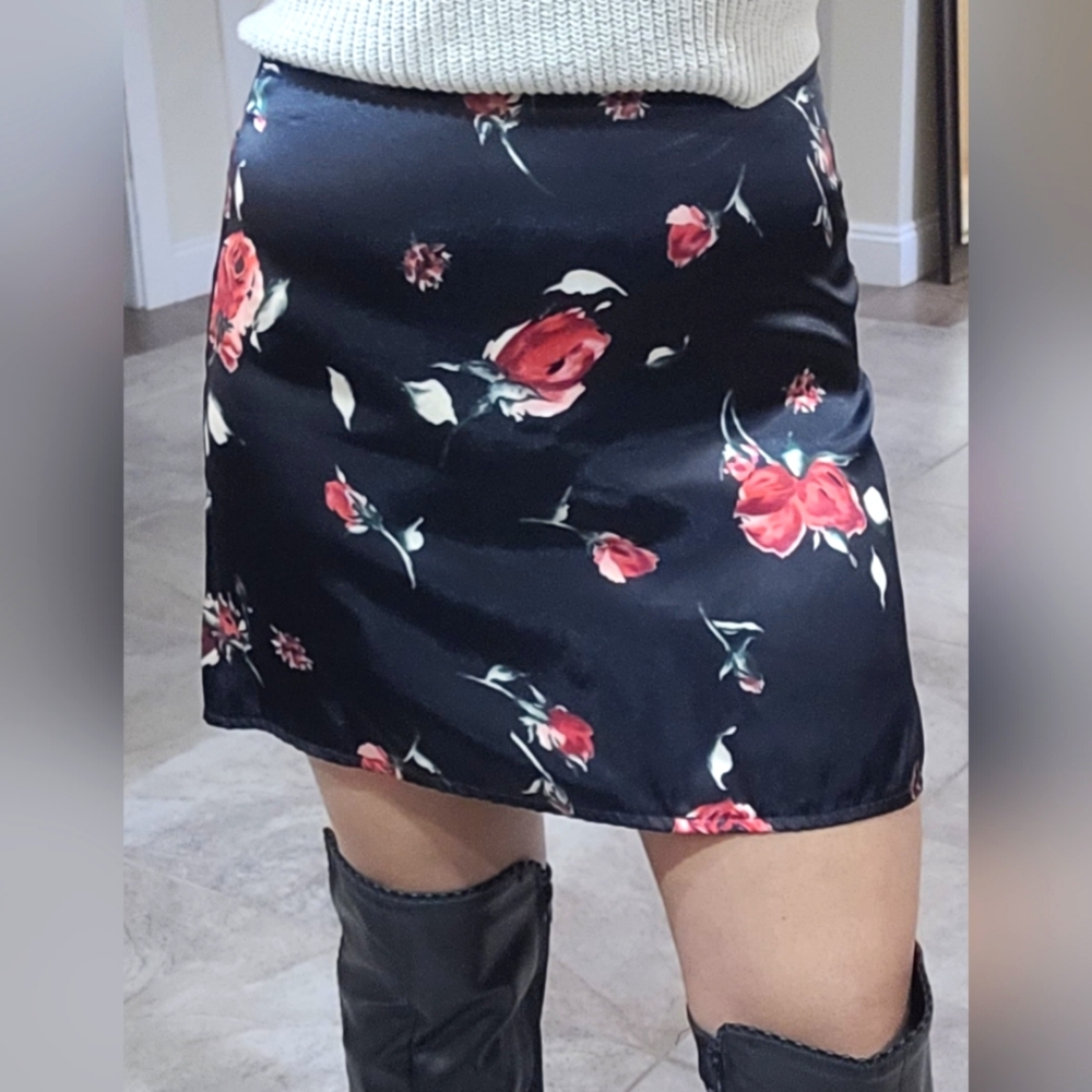 Vintage Satin Skirt